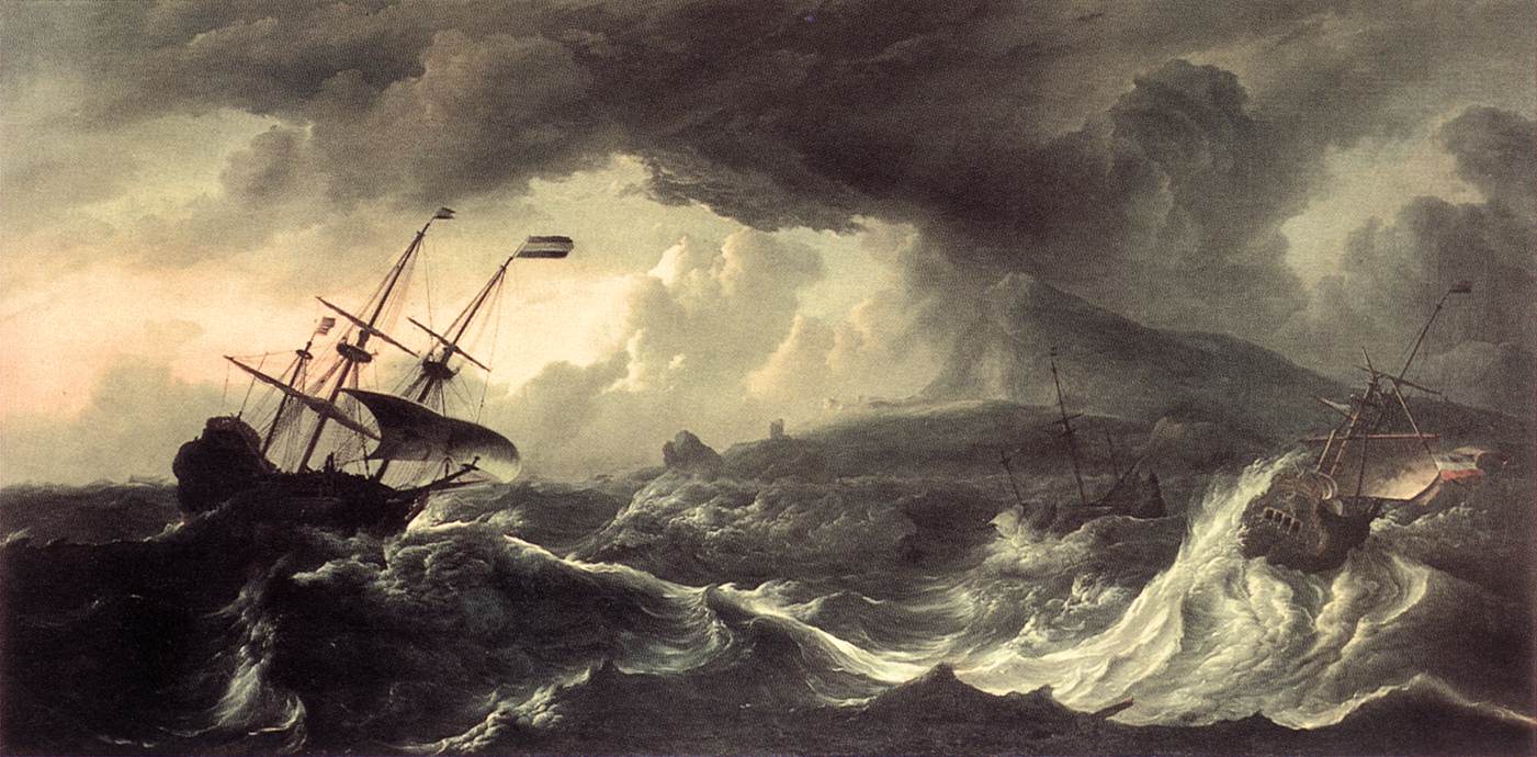 Ships Running Aground in a Storm  hh